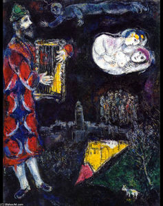 Marc Chagall - King David's Tower