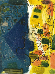 Marc Chagall - The Blue Face