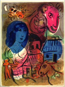 Marc Chagall - The -Antilopa- Passengers