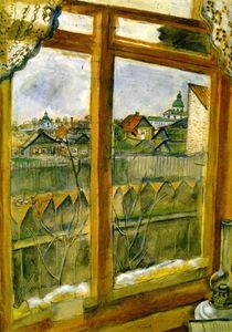 Marc Chagall - View from a Window (Vitebsk)