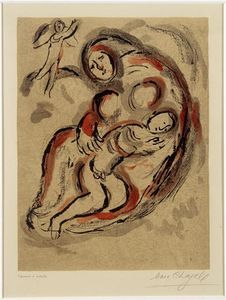 Marc Chagall - Hagar in the desert