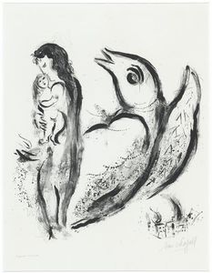 Marc Chagall - Mother and child