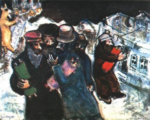Marc Chagall - Return from the Synagogue