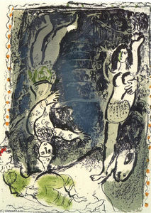 Marc Chagall - Acrobates