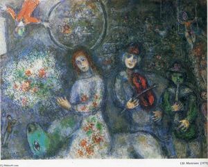 Marc Chagall - Musicians