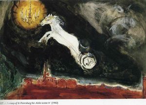 Marc Chagall - Finale of the Ballet --Aleko--