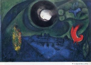 Marc Chagall - Bercy Embankment