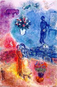 Marc Chagall - Artist over Vitebsk