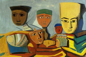 Martiros Saryan - Egyptian masks