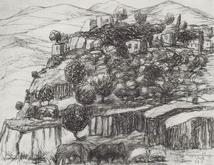 Martiros Saryan - Rural landscape