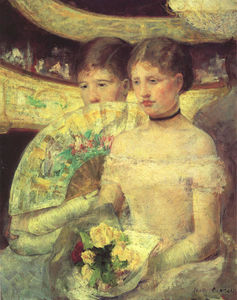 Mary Stevenson Cassatt - The Loge - (buy famous paintings)