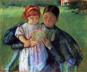 Mary Stevenson Cassatt - Nurse Reading to a Little Girl