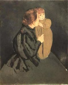 Mary Stevenson Cassatt - Peasant Mother and Child