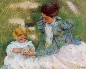 Mary Stevenson Cassatt - Mother Playing with Her Child