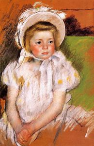 Mary Stevenson Cassatt - Somone in a White Bonnet