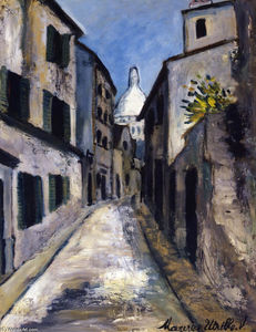 Maurice Utrillo - Saint-Rustique street