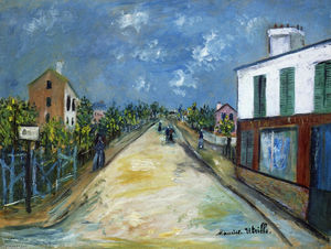 Maurice Utrillo - Road in Argenteuil