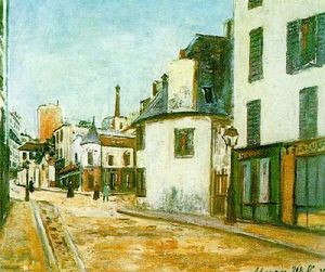 Maurice Utrillo - Street Mont-Cenis