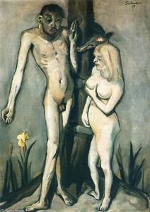 Max Beckmann - Adam and Eve