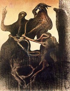 Max Ernst - Birth of Zoomorph Couple