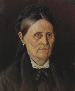 Mikhail Nesterov - Portrait of M. M. Nesterova, the artist's mother