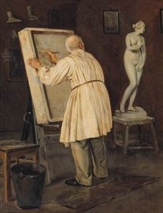 Mikhail Nesterov - Old painter