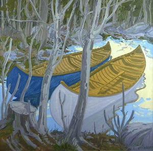 Neil Gavin Welliver - Two Canoes