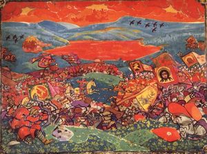 Nicholas Roerich - Battle of Kerzhenets