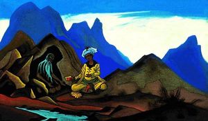 Nicholas Roerich - Iskander and hermit