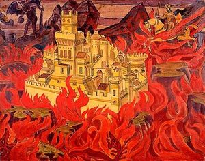 Nicholas Roerich - The Vicious Town