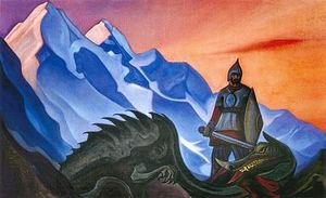 Nicholas Roerich - Victory (Gorynych the Serpent)