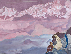 Nicholas Roerich - She who leads