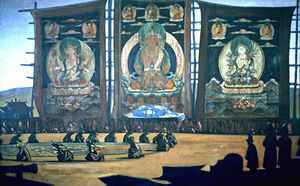 Nicholas Roerich - Mongolian tsam