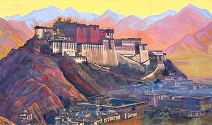 Nicholas Roerich - Tibet stronghold (Potala)
