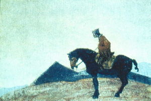 Nicholas Roerich - Mongolian rider