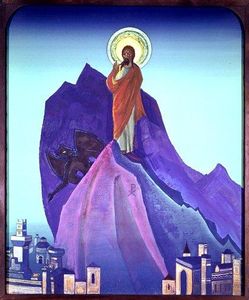 Nicholas Roerich - Temptation of Christ