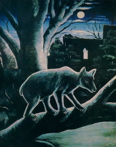 Niko Pirosmani - A Bear in a Moon Night