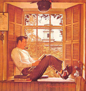 Norman Rockwell - Willie Gillis in College