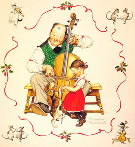Norman Rockwell - Christmas Dance