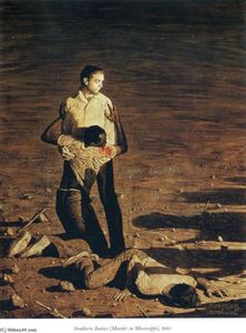 Norman Rockwell - Southern Justice (Murder in Mississippi)