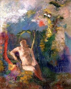 Odilon Redon - Landscape with Eve