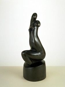 Alexander Porfiryevich Archipenko - Seated Female Nude (Black Torso)