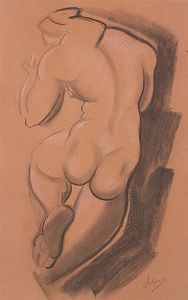 Alexander Porfiryevich Archipenko - Nude Female Figure Shown from the Back