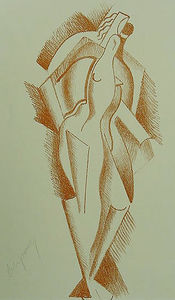 Alexander Porfiryevich Archipenko - Female Nude (Frauenakt)