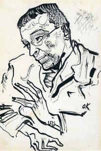 Oskar Kokoschka - Portrait of Karl Kraus