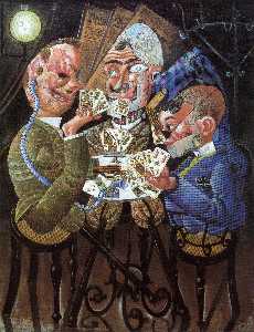 Otto Dix - The Skat Players