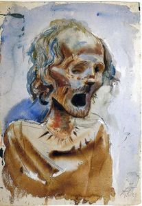Otto Dix - From the catacombs in Palermo II