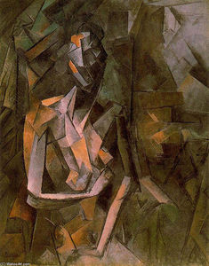 Pablo Picasso - Seated female nude
