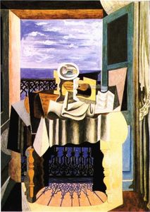 Pablo Picasso - Still life in front of a window at Saint-Raphael