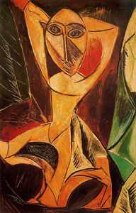Pablo Picasso - Nude with raised arms (The Avignon dancer)